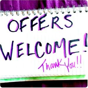 Offers are always welcome!